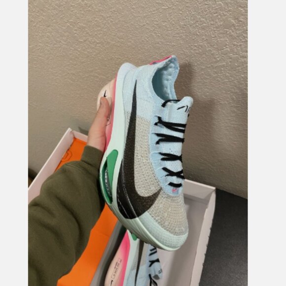 Nike Air Zoom Alphafly NEXT% 3 'Glacier Blue Mint Foam' FAST SHIPPING - Picture 2 of 8
